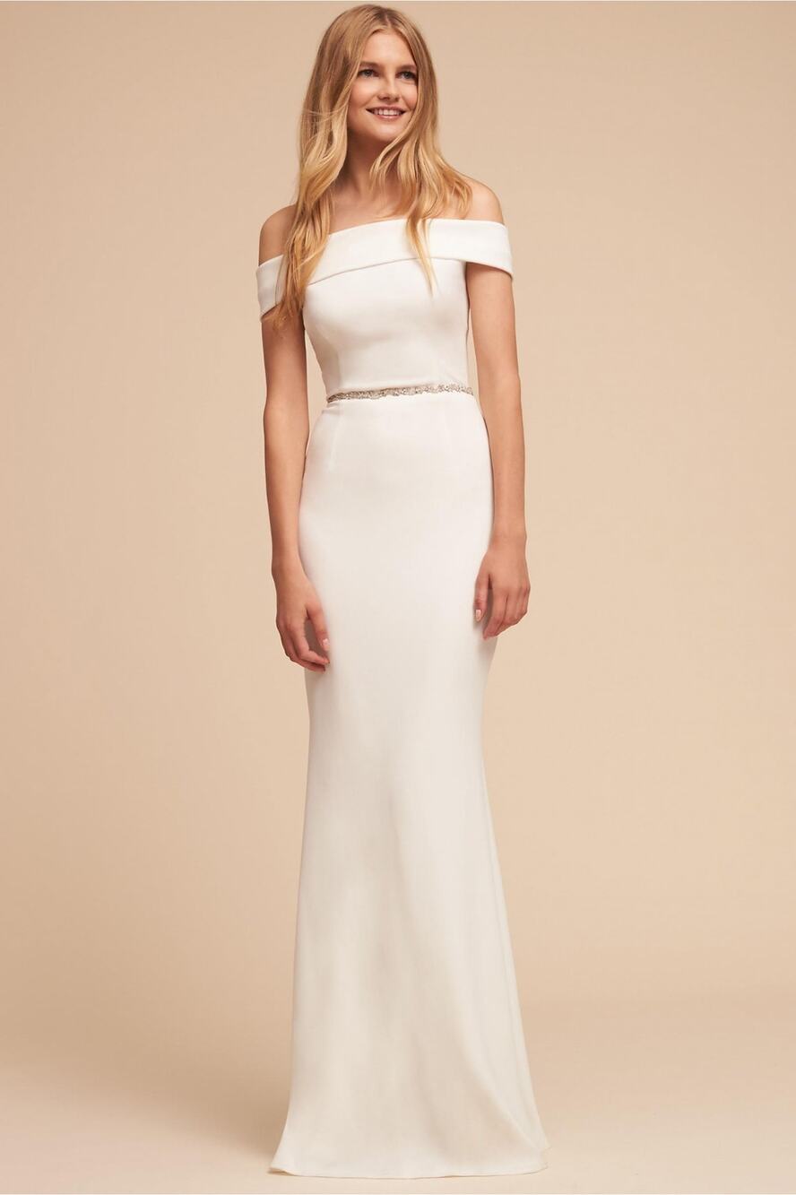 New Anthropologie BHLDN Katie May Legacy Dress $295 SIZE 18 Ivory WEDDINGS